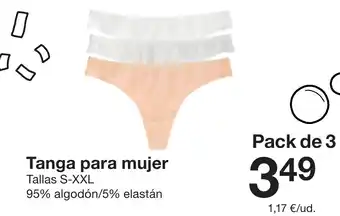 Zeeman Tanga para mujer oferta