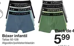 Zeeman Bóxer infantil oferta