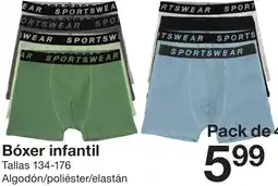 Zeeman Bóxer infantil oferta