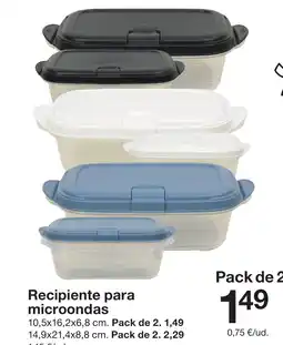 Zeeman Recipiente para microondas oferta