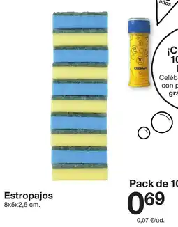 Zeeman Estropajos 8x5x2,5 cm. oferta