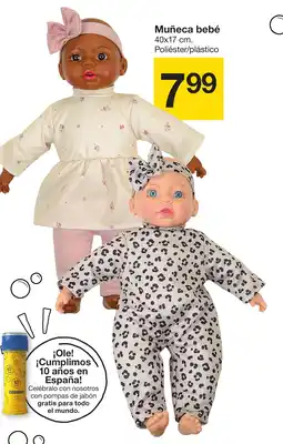 Zeeman Muñeca bebé 40x17 cm oferta