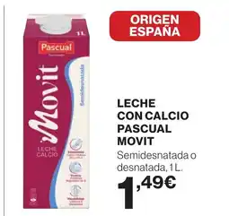 Supercor MOVIT Leche con calcio pascual oferta