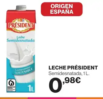 Supercor PRÉSIDENT Leche oferta