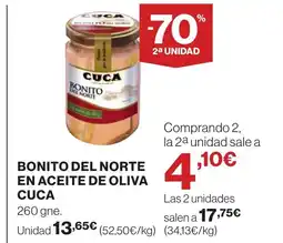 Supercor CUCA Bonito del norte en aceite de oliva oferta