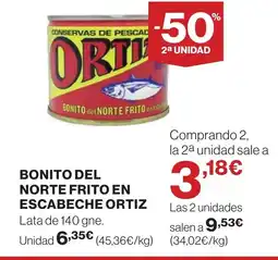 Supercor ORTIZ Bonito del norte frito en escabeche oferta