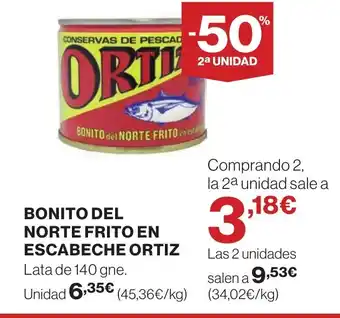Supercor ORTIZ Bonito del norte frito en escabeche oferta