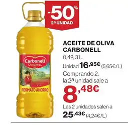 Supercor CARBONELL Aceite de oliva oferta
