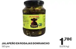 Supercor Jalapeño en rodajas donrancho oferta
