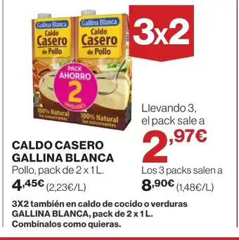 Supercor GALLINA BLANCA Caldo casero oferta