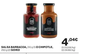 Supercor Salsa barbacoa oferta
