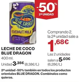 Supercor BLUE DRAGON Leche de coco oferta