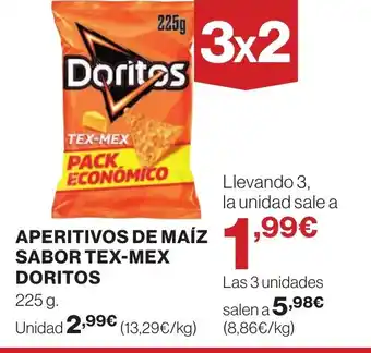 Supercor DORITOS Aperitivos de maíz sabor tex-mex oferta