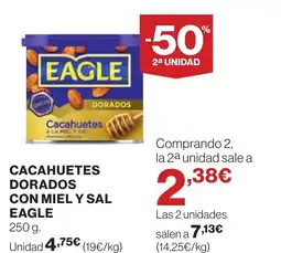 Supercor EAGLE Cacahuetes dorados con miel y sal oferta