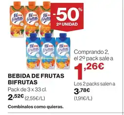 Supercor BIFRUTAS Bebida de frutas oferta