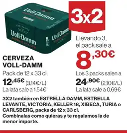 Supercor VOLL DAMM Cerveza oferta