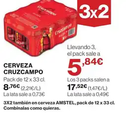 Supercor CRUZCAMPO Cerveza oferta