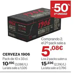 Supercor 1906 Cerveza oferta