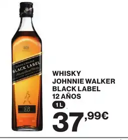 Supercor Whisky johnnie walker black label 12 años oferta