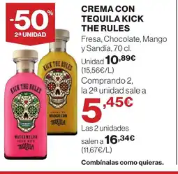 Supercor KICK THE RULES Crema con tequila oferta