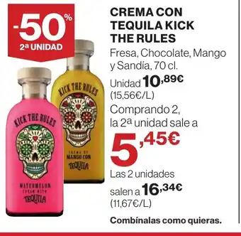 Supercor KICK THE RULES Crema con tequila oferta