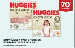 Supercor En pañales y pants huggies extra distintas tallas oferta
