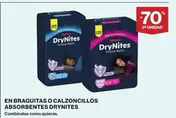 Supercor DRYNITES En braguitas o calzoncillos absorbentes oferta