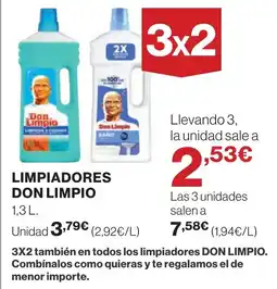 Supercor DON LIMPIO Limpiadores oferta