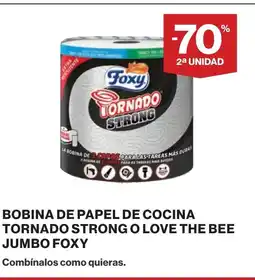 Supercor FOXY Bobina de papel de cocina tornado strong o love the bee jumbo oferta