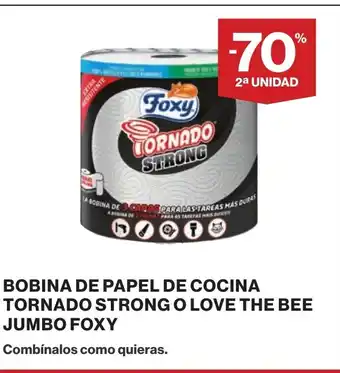 Supercor FOXY Bobina de papel de cocina tornado strong o love the bee jumbo oferta