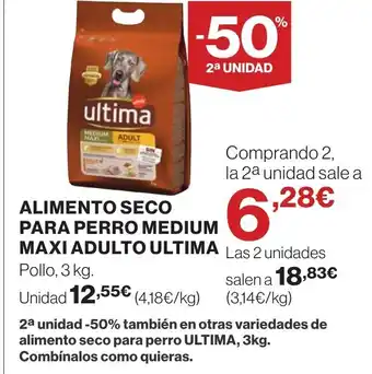 Supercor ULTIMA Alimento seco para perro medium maxi adulto oferta