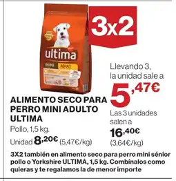 Supercor ULTIMA Alimento seco para perro mini adulto oferta