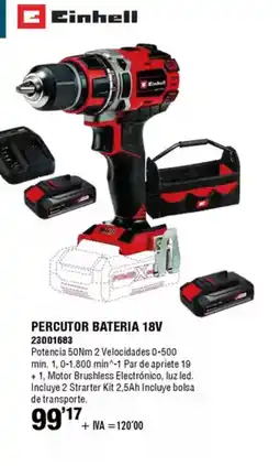 ferrOkey EINHELL Percutor bateria oferta