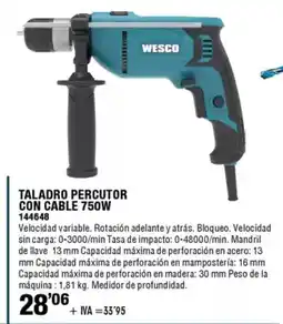 ferrOkey Taladro percutor con cable 750w oferta