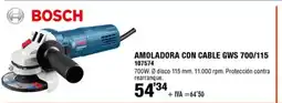 ferrOkey BOSCH Amoladora con cable gws 700/115 oferta
