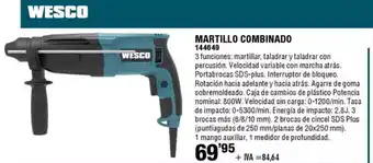 ferrOkey WESCO Martillo combinado oferta