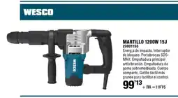 ferrOkey WESCO Martillo 1200w 15j oferta