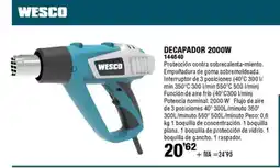 ferrOkey WESCO Decapador 2000w oferta