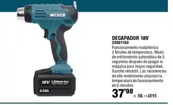 ferrOkey Decapador 18v oferta