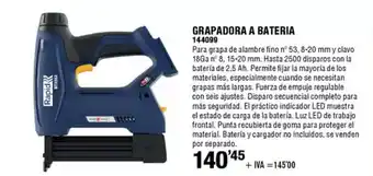 ferrOkey Grapadora a bateria oferta