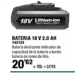ferrOkey Bateria 18 v 2.0 ah oferta