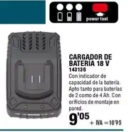 ferrOkey Cargador de bateria 18 v oferta