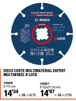 ferrOkey Disco corte multimaterial expert multiwheel x-lock oferta