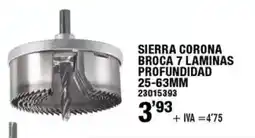 ferrOkey Sierra corona broca 7 laminas profundidad 25-63mm oferta