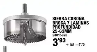 ferrOkey Sierra corona broca 7 laminas profundidad 25-63mm oferta