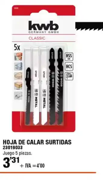 ferrOkey Hoja de calar surtidas oferta