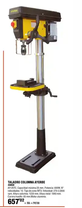ferrOkey Taladro columna ayerbe oferta