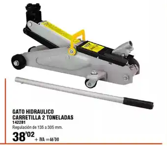 ferrOkey Gato hidraulico carretilla 2 toneladas oferta
