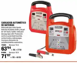 ferrOkey Cargador automático de baterías oferta