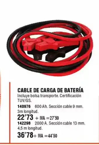 ferrOkey Cable de carga de batería oferta